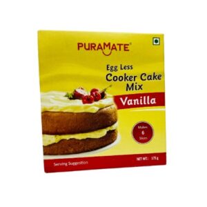 PURAMATE EGGLESS COOKER CAKE MIX VANILLA-175G
