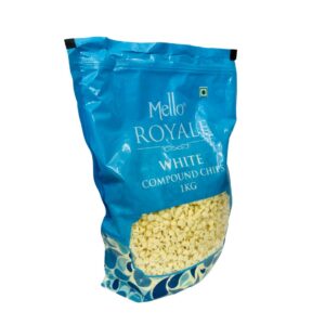 MELLO ROYALE WHITE COMPOND CHIPS -1KG