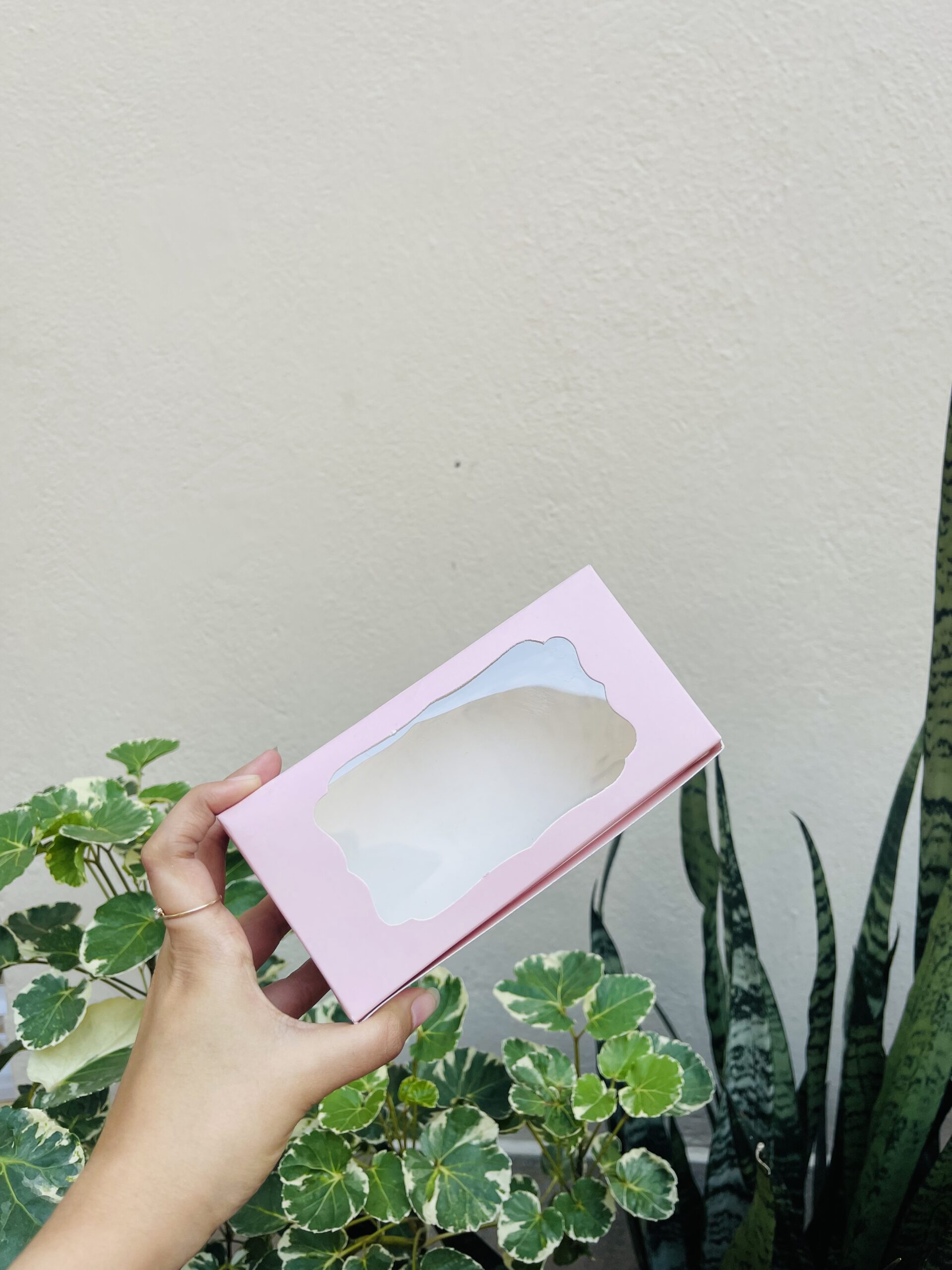 TWO BROWNIE BOX- PASTEL PINK (SIZE-6*3*1.5 INCHES)