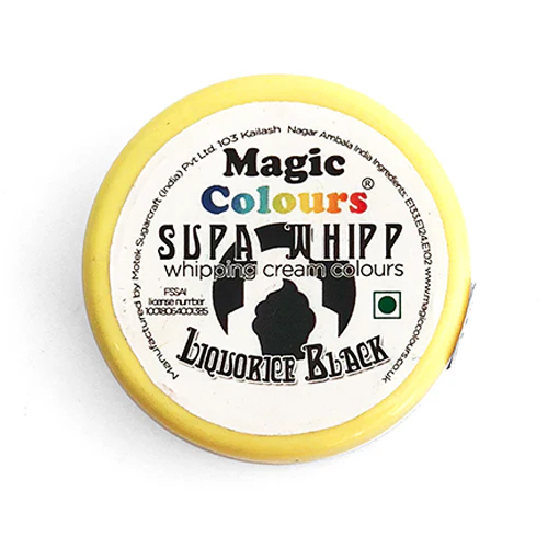 SUPAWHIPP LIQUORICE BLACK -25G