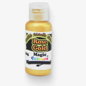 MAGIC COLOURS EDIBLE METALLIC PAINT ROSE GOLD -32G