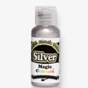 MAGIC COLOURS EDIBLE METALLIC PAINT SILVER -32G