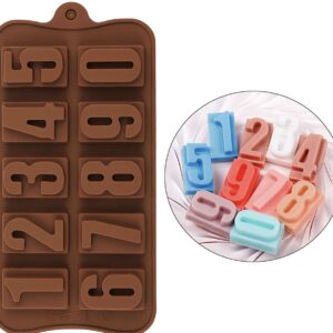 NUMBER SILICONE MOULD