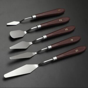 PALLETE KNIFE- SET OF 5PCS