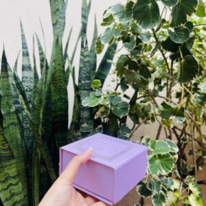 MAGNETIC LAVENDER BOX - (4/4/2 INCHES)