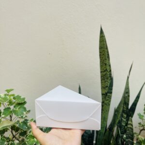 SINGLE PASTRY BOX- WHITE