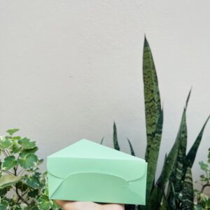 SINGLE PASTRY BOX- GREEN