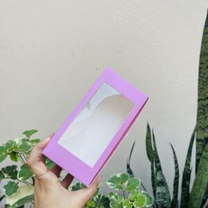 TWO BROWNIE BOX - PINK (SIZE-6*3*1.5 INCHES)