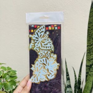 3D LAYERED BUTTERFLY- BLUE