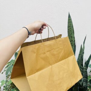 KRAFT BAG PACK OF 10pcs-14*12*11 inches (3lb bag)