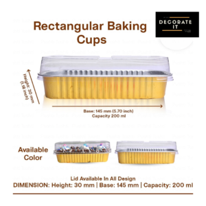 GOLDEN LINER WITH LID- PACK OF 10PCS