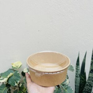 500G KRAFT TUB WITH LID- PACK OF 10PCS
