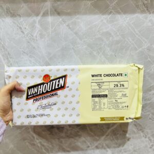 VAN HOUTEN PROFESSIONAL WHITE CHOCOLATE- 1KG SLAB