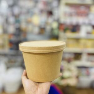 1000ML KRAFT TUB- pack of 10pcs