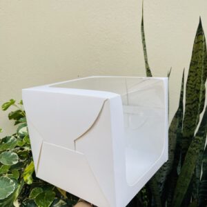 10/10/9 L WINDOW BOX WHITE- Pack of 5pc
