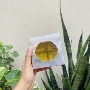 4 CAVITY CHOCOLATE BOX PRISM SILVER - pack of 10pcs