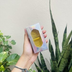 2 CAVITY CHOCOLATE BOX PRISM SILVER - pack of 10pcs