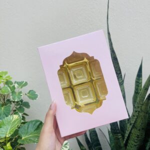 12 CAVITY CHOCOLATE BOX PINK- pack of 10pcs