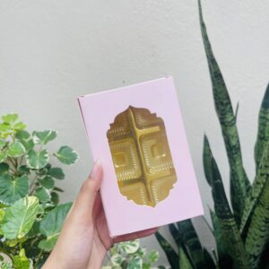 6 CAVITY CHOCOLATE BOX PINK- pack of 10pcs