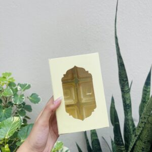 6 CAVITY CHOCOLATE BOX YELLOW- pack of 10pcs