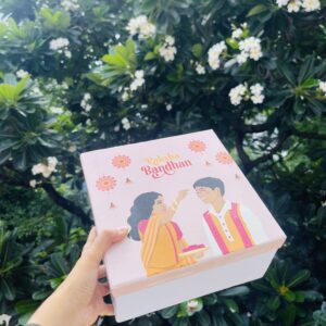 RAKHI RIGID BOX 8/8/4- pack of 2pcs
