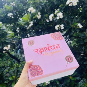 RAKHI RIGID BOX 8/8/4- pack of 2pcs
