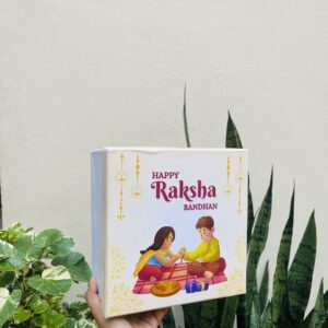 RAKHI RIGID BOX 8/8/4”- pack of 2pcs