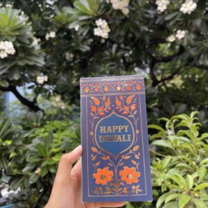MULTIPURPOSE FOIL DIWALI BOX BLUE (6.5*3.5*1.5”)- pack of 10pcs