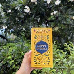 MULTIPURPOSE FOIL DIWALI BOX YELLOW (6.5*3.5*1.5”)- pack of 10pcs