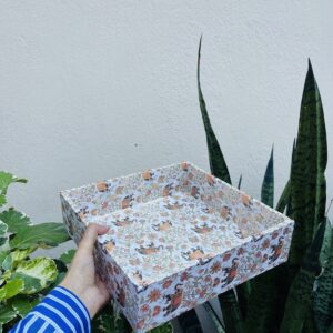 FESTIVE TRAY (10/10/3”)- pack of 2pcs