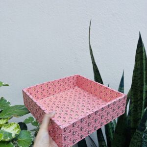 FESTIVE TRAY (10/10/3”)- pack of 2pcs