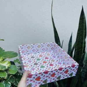 FESTIVE TRAY (10/10/3”)- pack of 2pcs