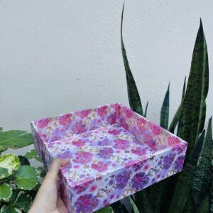 FESTIVE TRAY (10/10/3”)- pack of 2pcs