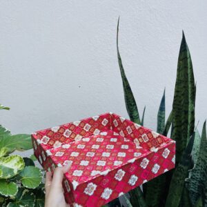 FESTIVE TRAY (10/10/3”)- pack of 2pcs