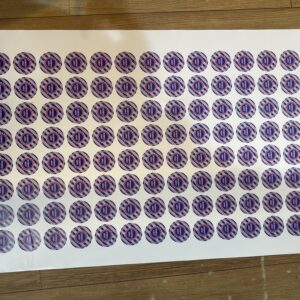 CHOCOLATE PATAKA STICKER (104pcs in a sheet)