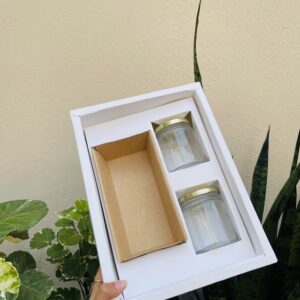 CAVITY COMPARTMENT SHEET for hamper boxes ( only sheet, no box no jars no tubs )