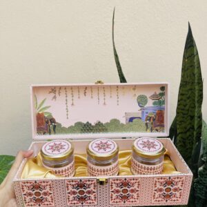 PREMIUM 3 JAR HAMPER BOX - pack of 2pcs