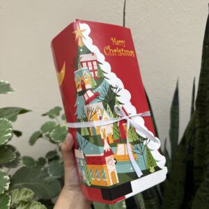 CHRISTMAS LOAF BOX- pack of 5pcs