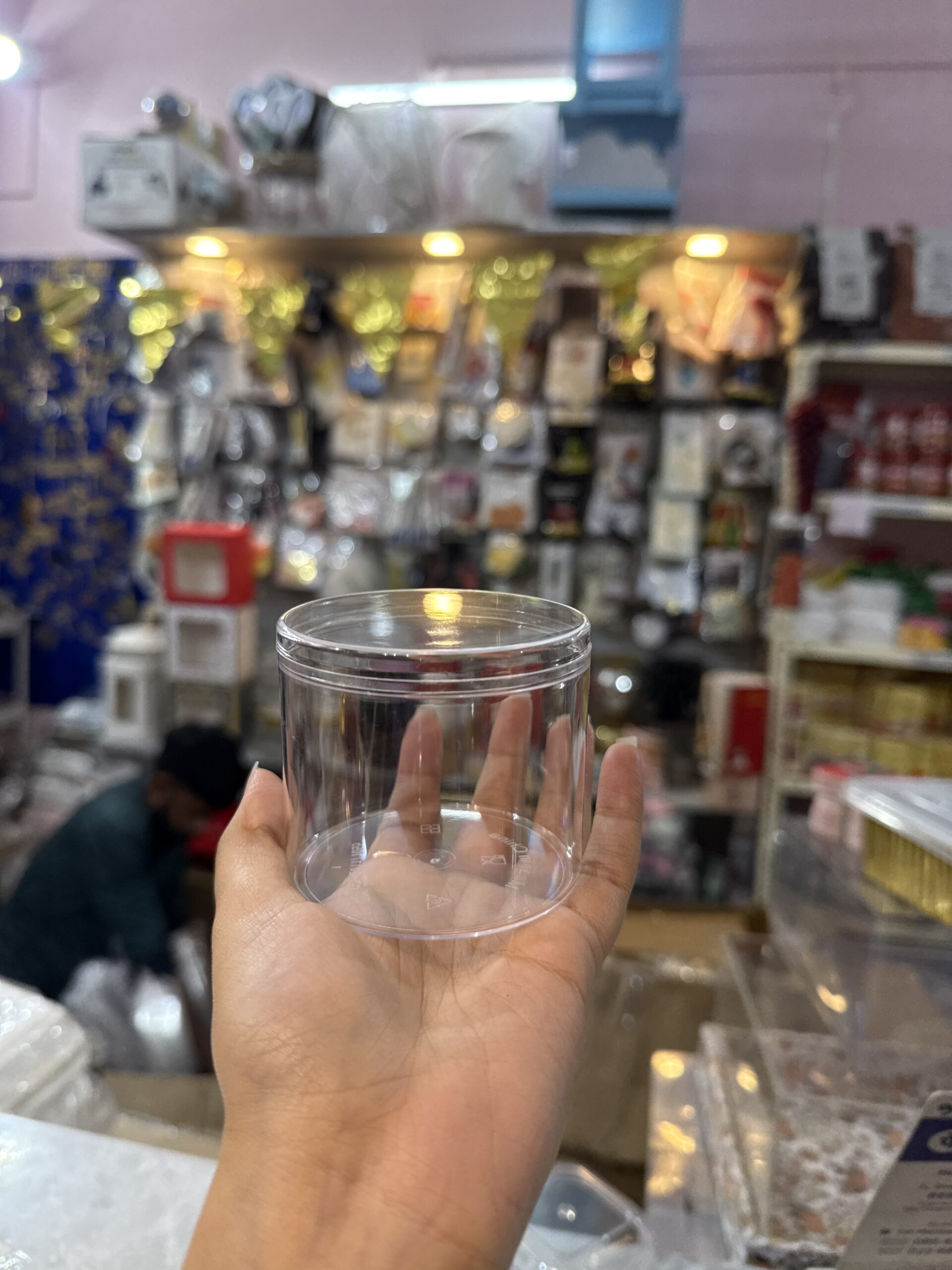 TRANSPARENT DESSERT CUP WITH LID- PACK OF 10PCS