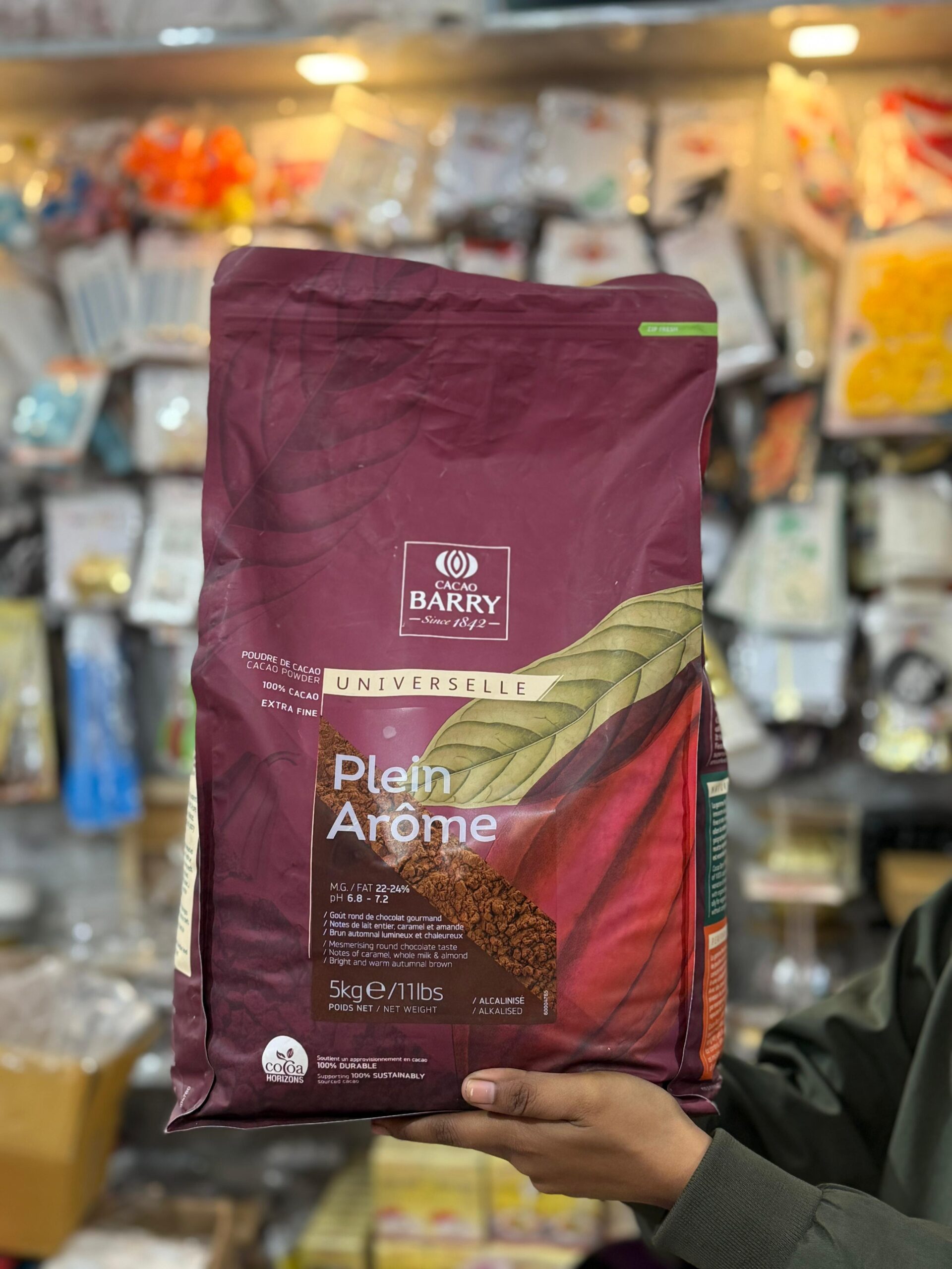 CACAO BARRY COCOA POWDER 5 KG PACK