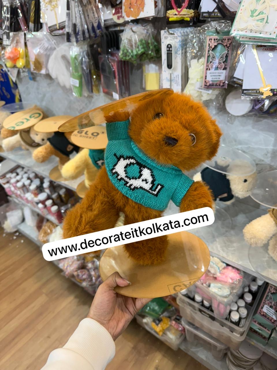 TEDDY CAKE SPACER (8/8/10.5” approx)