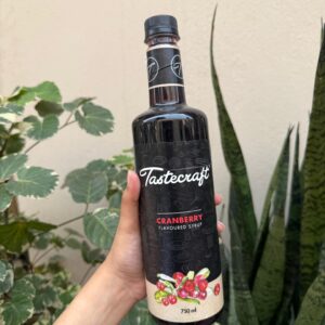 TASTECRAFT CRANBERRY FLAVOURED SYRUP - 750 ML PACK