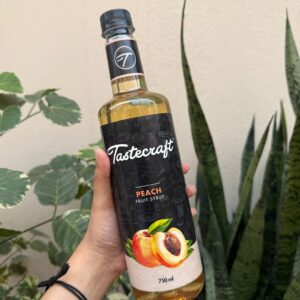 TASTECRAFT PEACH FRUIT SYRUP - 750 ML PACK