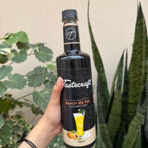 TASTECRAFT PEACH ICE TEA FLAVOURED SYRUP - 750 ML PACK