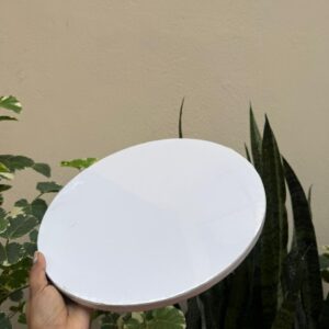 12 INCH ROUND DRUMBASE - WHITE