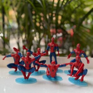 SPIDER MAN FIGURINE SET - 7 PC
