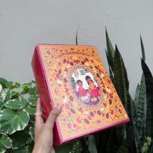 RAKHI SURPRISE BOX (10/8/3.50") - PACK OF 5 PCS