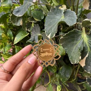 RAKHI ACRYLIC TOPPER (2/1.75" APPROX) - PACK OF 10 PCS