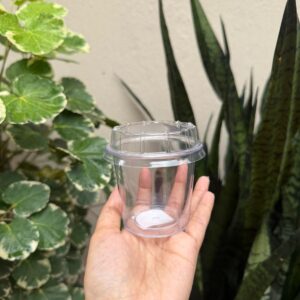 MOUSSE/DESSERT CUP WITH LID - PACK OF 10 PCS