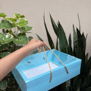 ROPE HAMPER BOX - BLUE (11/8/3") - PACK OF 5 PCS